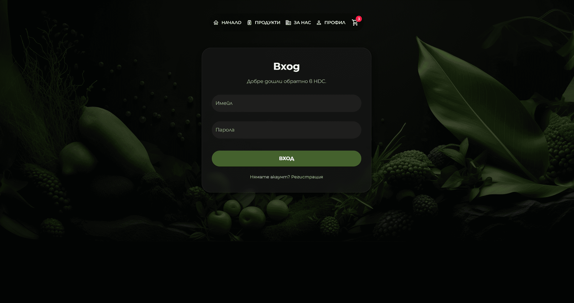 Health Delivery Company website screen 7